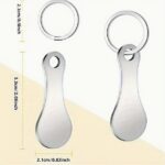 Rvs Winkelwagenmunt Sleutelhanger