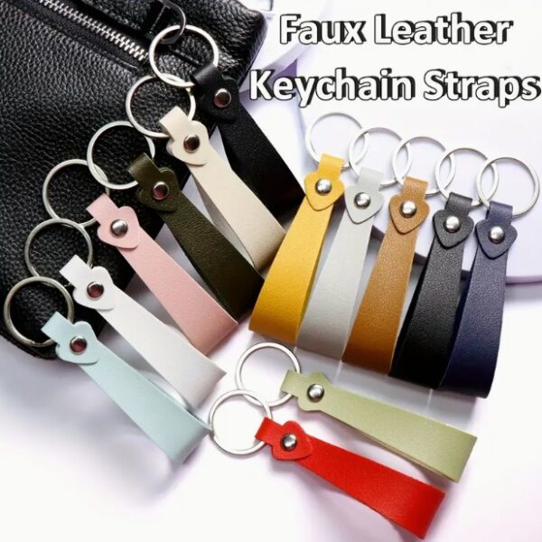 Gepersonaliseerde Leren Sleutelhanger