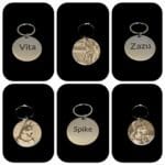 glanzende roestvrijstalen ronde hanger