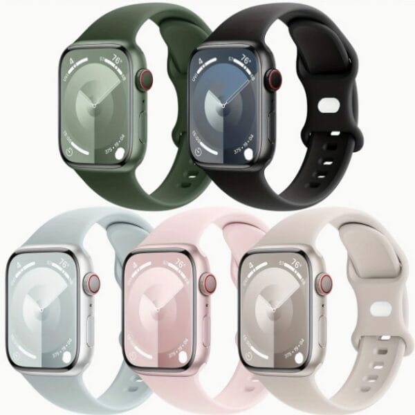 siliconen apple watch band