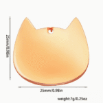 Kattenpenning RVS met Gravure – Snel en Uniek geleverd door GraveerHetsnel.nl!