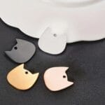 Kattenpenning RVS met Gravure – Snel en Uniek geleverd door GraveerHetsnel.nl!