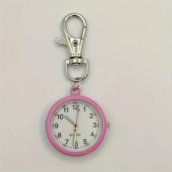 Zakhorloge Sleutelhanger met Gravure – Lichtgevend & Handig