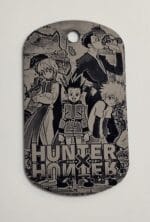 Zwarte Aluminium ID-Tag – Stoer & Persoonlijk met Gravure - Afbeelding 2