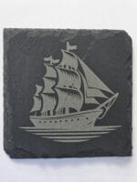 Stoere Leistenen Gepersonaliseerde Onderzetters – (Set van 4)