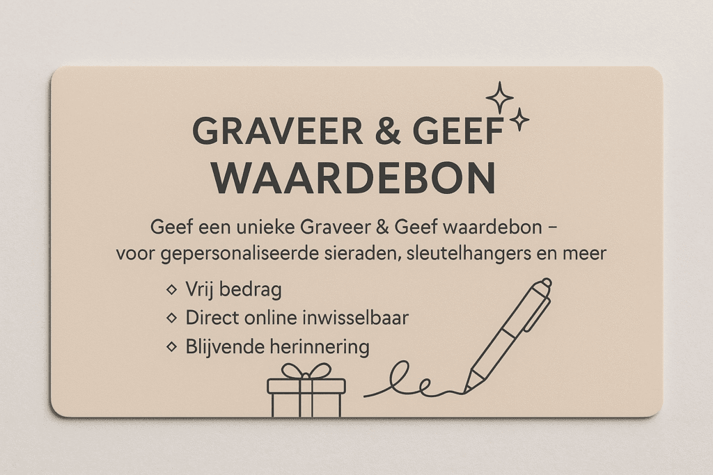 Graveer & Geef Waardebon