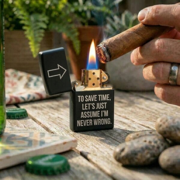 gegraveerde zippo high armor