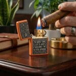 gepersonaliseerde zippo aansteker mat